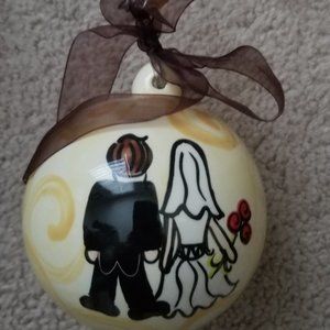Glory Haus Christmas Ornaments Bride/Groom and Love Birds